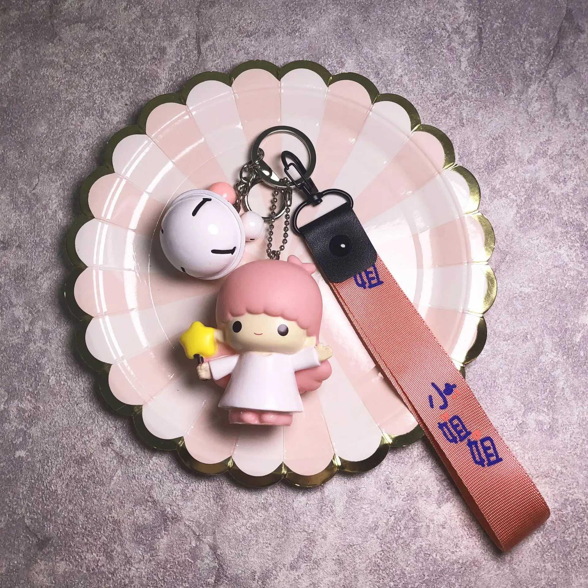 Ins super fire креативная маленькая свежая пара Ангел кукла брелок сумка Подвеска