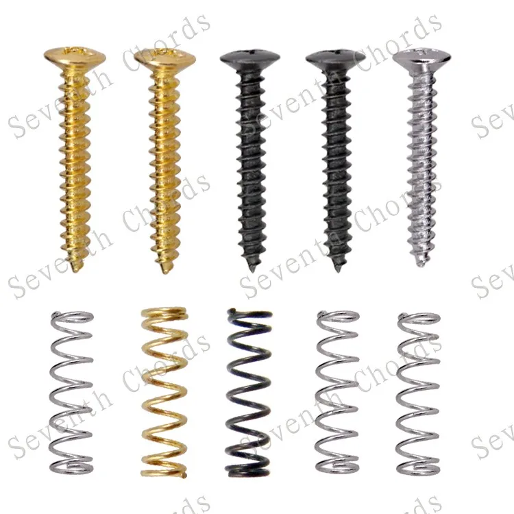 

Набор 6 шт. Электрогитары бас хамбакер одновитковая катушка пикап высота Крепления Винтов с прямыми средства ухода за кожей Весна M3-22MM