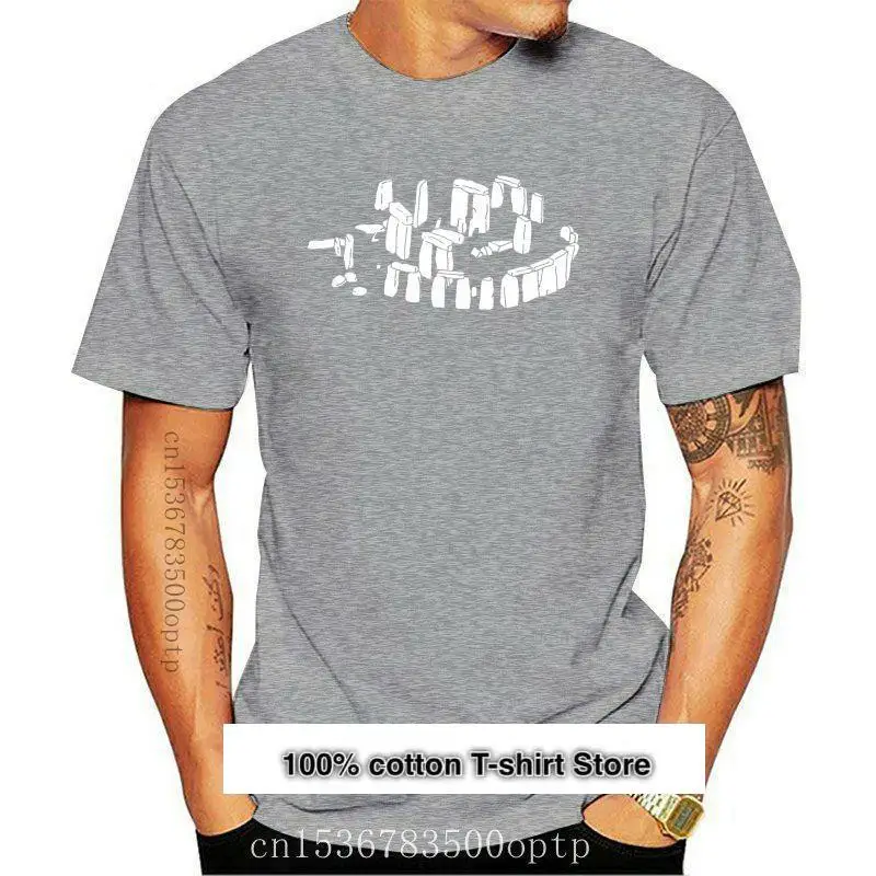 

Camiseta de Stonehenge para hombre y mujer, ropa de arqueology de полная история Великобритании, с французским бесплатным хлопком