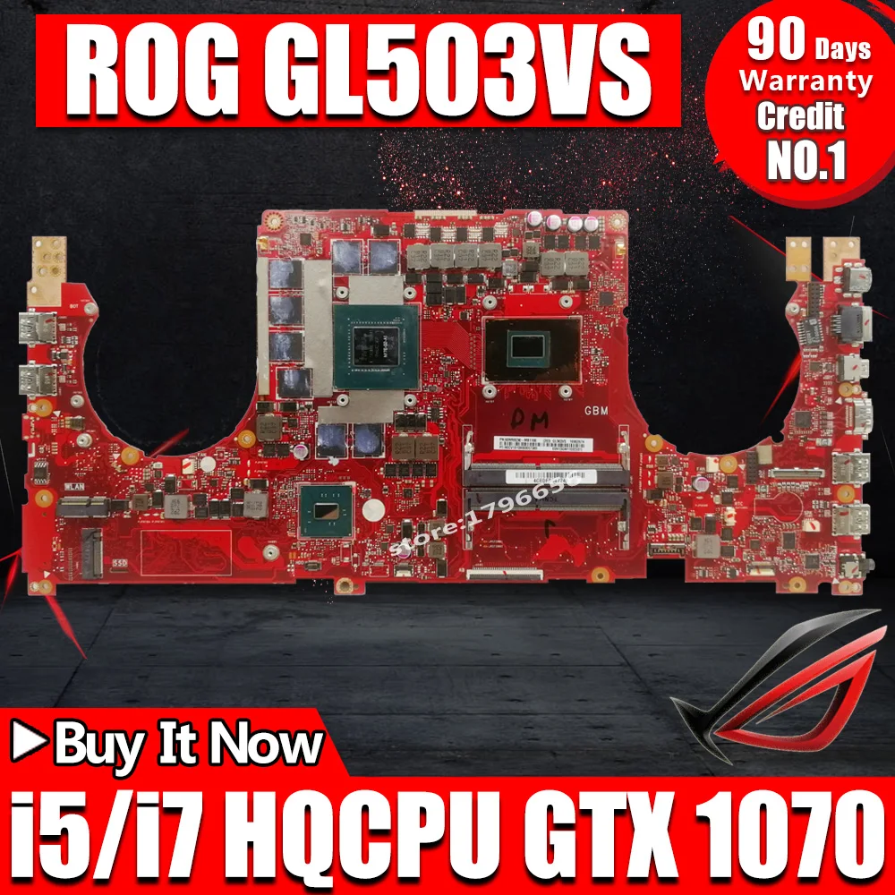 GL503VS материнская плата I5 7300HQ i7 7700HQ GTX 1070 для ROG ASUS GL503VM ноутбука (обмен)!|Материнские