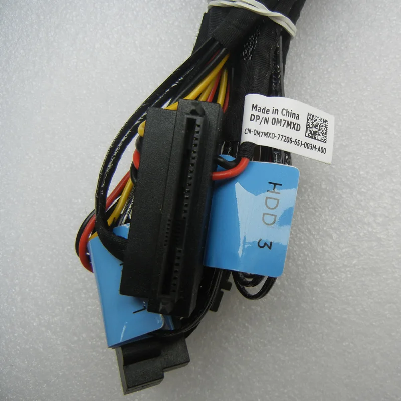 Оригинальный Для PowerEdge R230 PERC RAID SAS кабель HDD светодиодный M7MXD 0M7MXD|Компьютерные