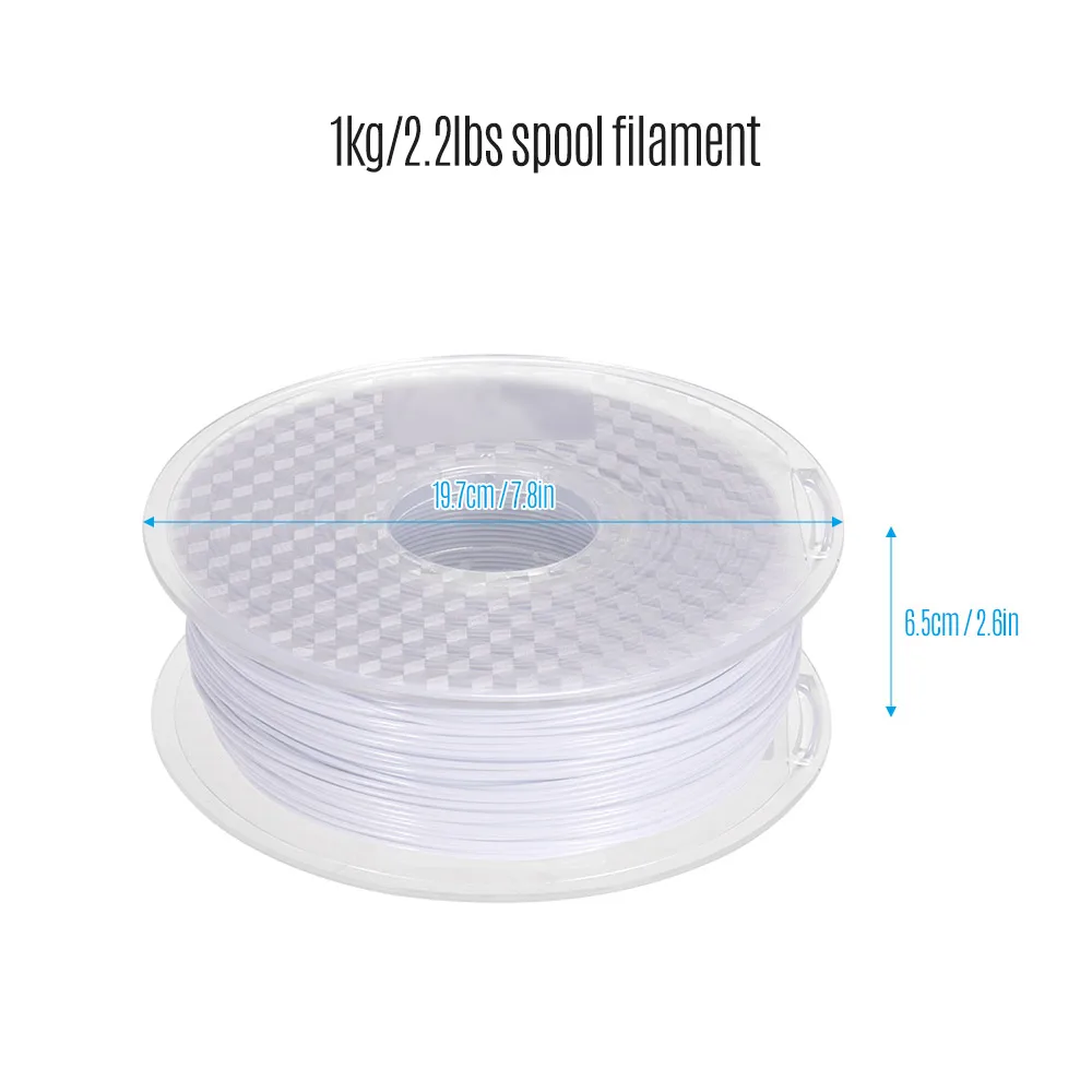 1 75 мм PETG светильник накаливания проникающая нить 3D принтера кг/2.2lbs катушка