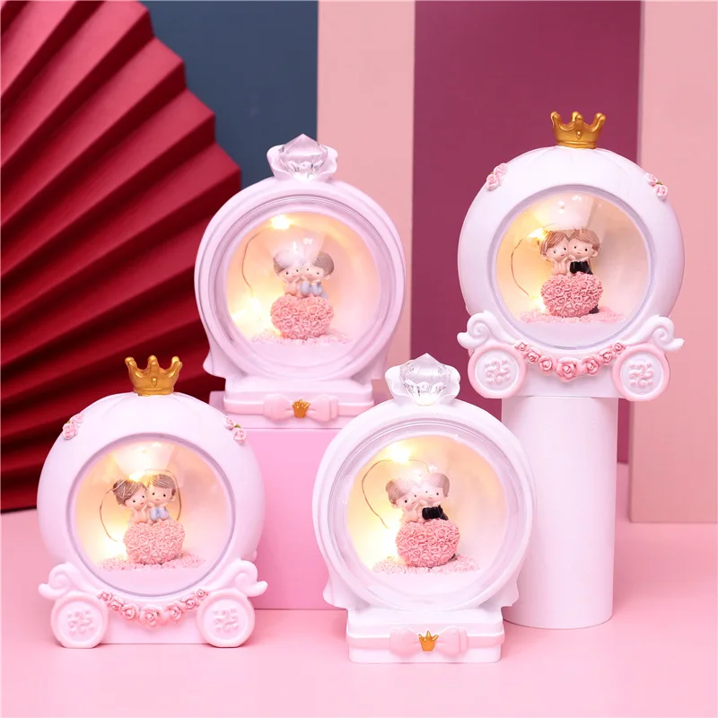 

Креативные маленькие влюбленные ночные светильники, свадьба, подарки на день рождения, нежные и милые безделушки