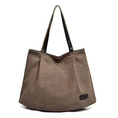 

Canvas Minimalism Shoulder Messenger Bag Large-Capacity Shopping Casual Bag Bags