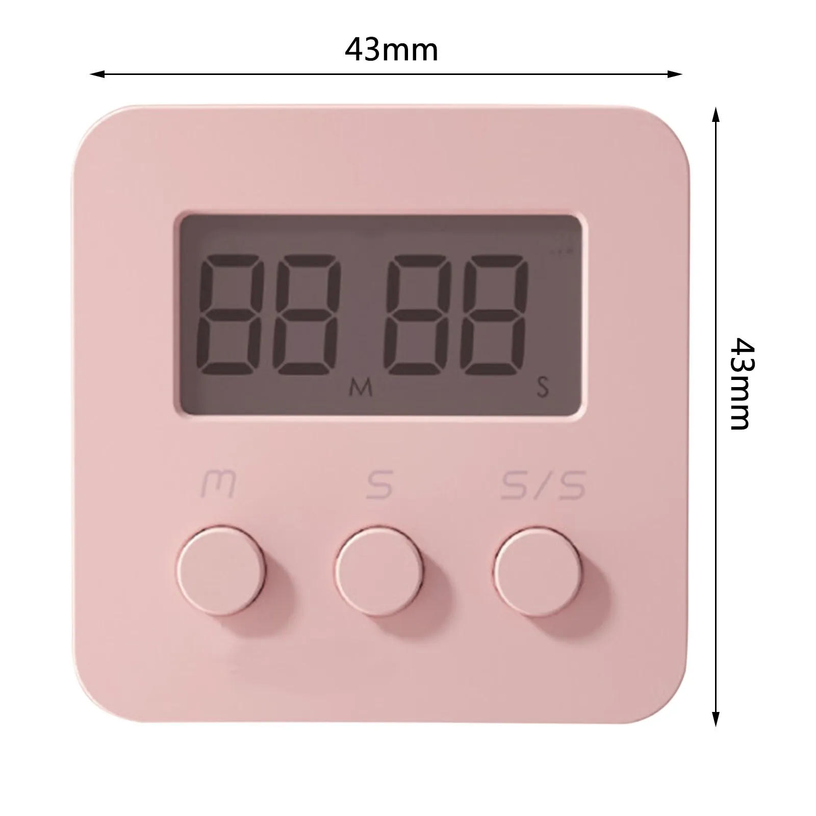 

Xiomi Digital Screen Kitchen Timer Digital Timer Square Cooking Count Up Countdown Alarm Clock Sleep Stopwatch Clock