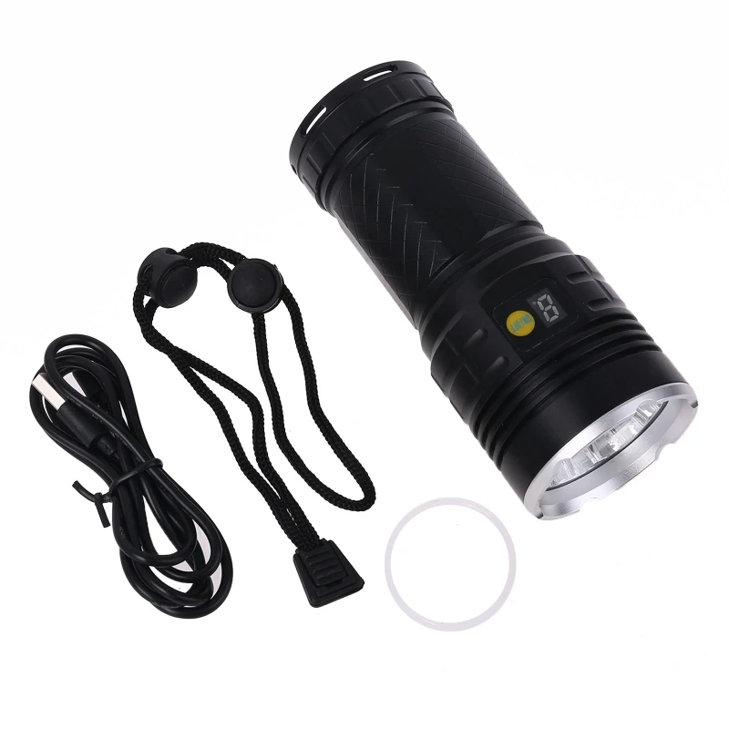 

Super Bright 18 LEDs Handheld Aluminum Alloy Flashlights USB Rechargeable Outdoor Waterproof Flashlight for Camping Hunting