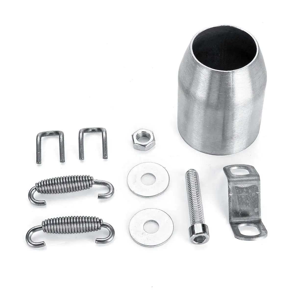 

38-51mm 340mm Universal Motorcycle Exhaust Muffler Pipe Tip For Cafe Racer Bobber Chopper Custom/Honda/Kawasaki/Suzuki/Yamaha