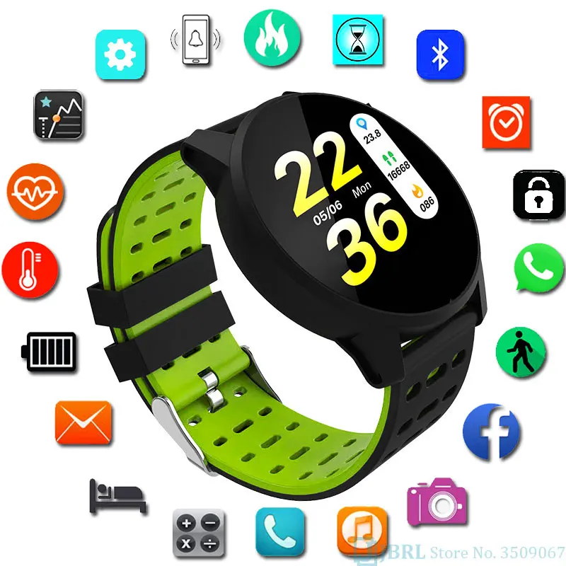 Спортивные Смарт-часы для женщин и мужчин Android IOS Smartwatch Электроника Wach