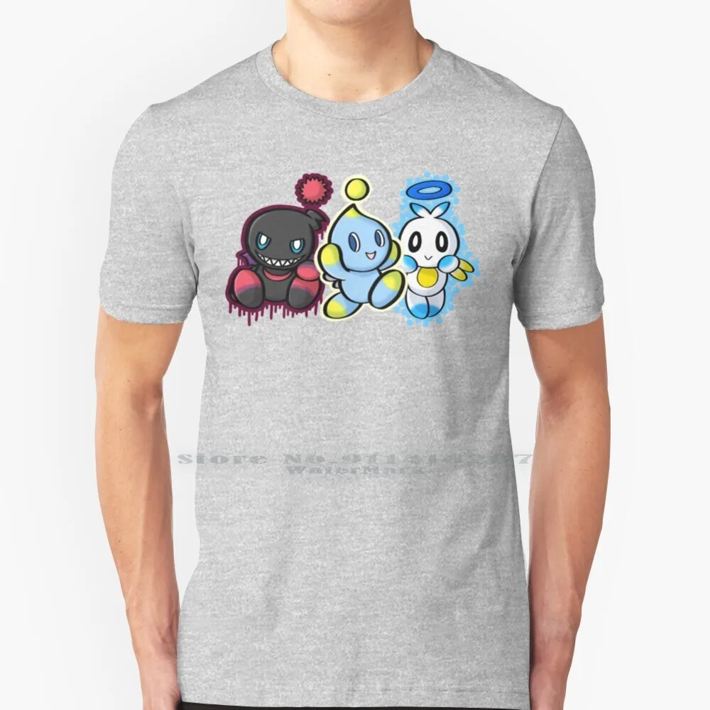 

Chao Babs T Shirt 100% Pure Cotton Chao The Hedgehog Adventure 2 Battle Sa2b Chaos Hero Chao Dark Chao Normal Chao Neutral Chao