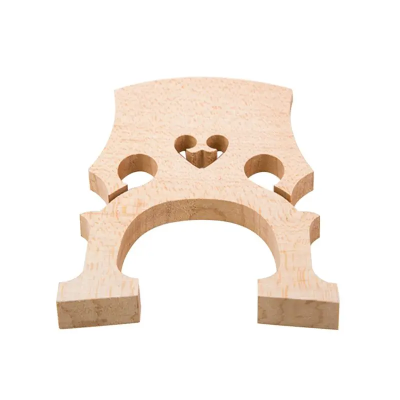 

1 Pcs Exquisite Cello Bridge 4/4 3/4 1/2 1/4 1/8 Top Quality Maple Wood Professional Cello Accessories wholesale