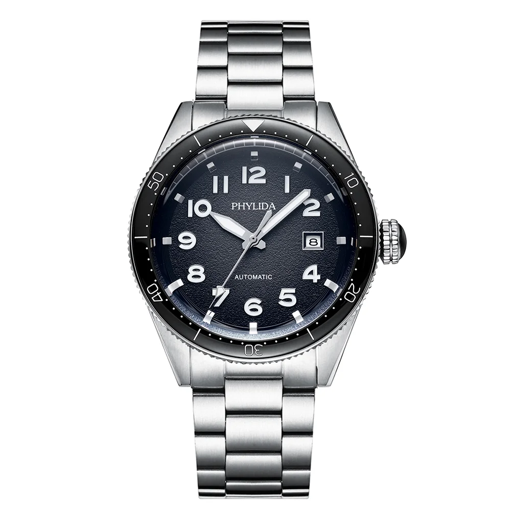 Роскошные спортивные механические наручные часы черные мужские автоматические