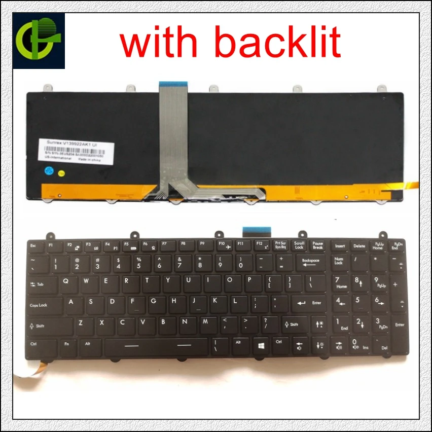 Английская клавиатура для MSI GP60 GP70 CR70 CR61 CX61 CX70 CR60 GE70 GE60 GT60 GT70 GX60 GX70 0NC 0ND 0NE 2OC 2OD 2OJWS 2OKWS