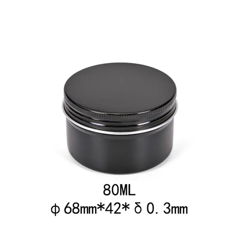 Harga 80 Ml 50 Pcs/lot Lotion Wadah Penyimpanan Krim Toples Untuk Kosmetik Portabel Botol Isi Ulang Lilin Jar Perawatan Kulit Tin Kotak