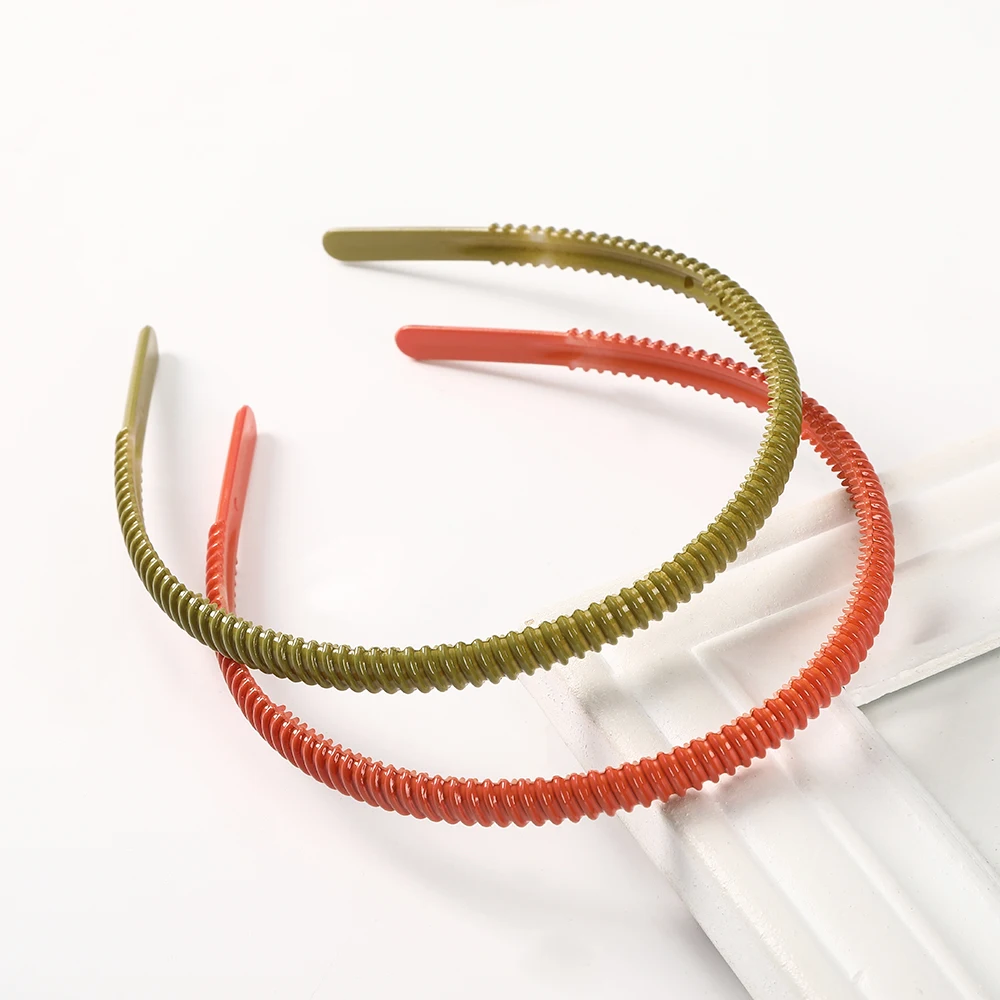 

Женский ободок для волос Haimeikang, однотонный обруч для волос с нескользящей подошвой, аксессуары для волос