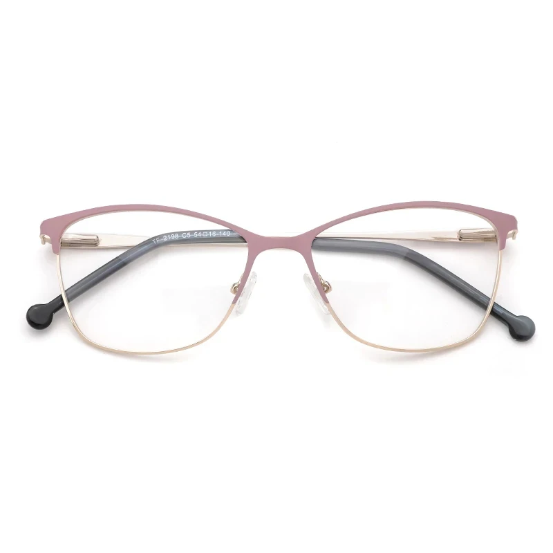 

Tessalate 2021 металлические Женские оправы для очков Очки для чтения женские прозрачные линзы с защитой от сисветильник Компьютерные очки для да...