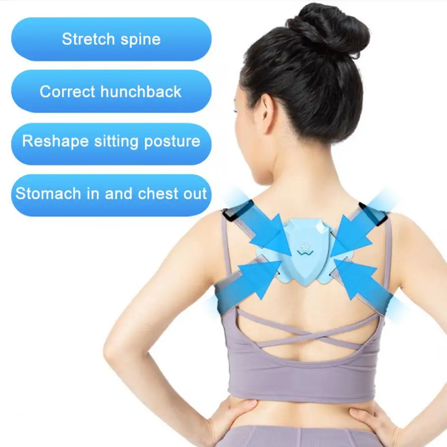 Корректор спины с умным зондированием регулируемая поддержка коррекции осанки в