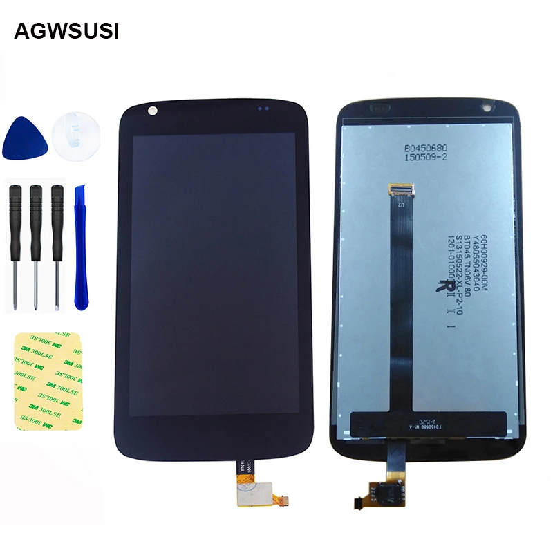 100% тест для HTC Desire 326 326G D326 сенсорный экран дигитайзер Сенсорное стекло + ЖК-дисплей монитор панель модуль в сборе