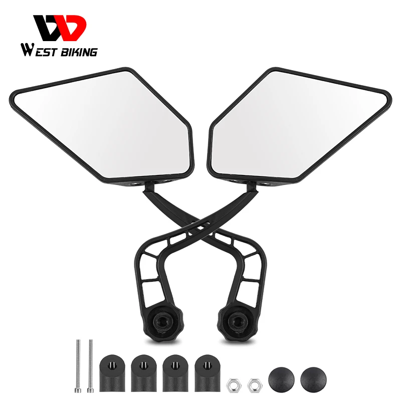 

Bicycle Rearview Mirror With Large Frame 360 Degree Rearview Mirror Mountain Bike Reflective Mirror Safety Riding Equipment