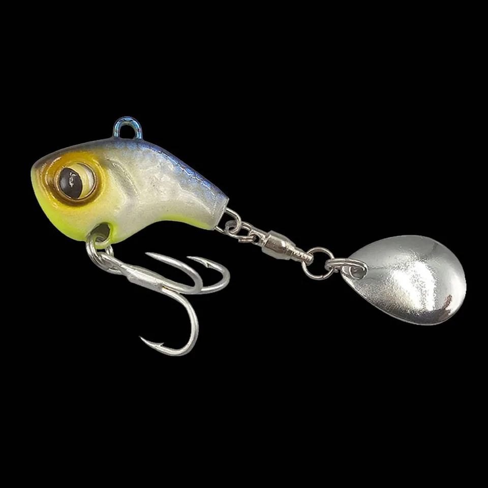 WALK FISH 1 шт. металлическая мини-Приманка VIB с ложкой для рыбалки 8 г 11 г 15 г 21 г зимние приманки для льда рыболовные снасти, воблер, Вибрационный Спиннер