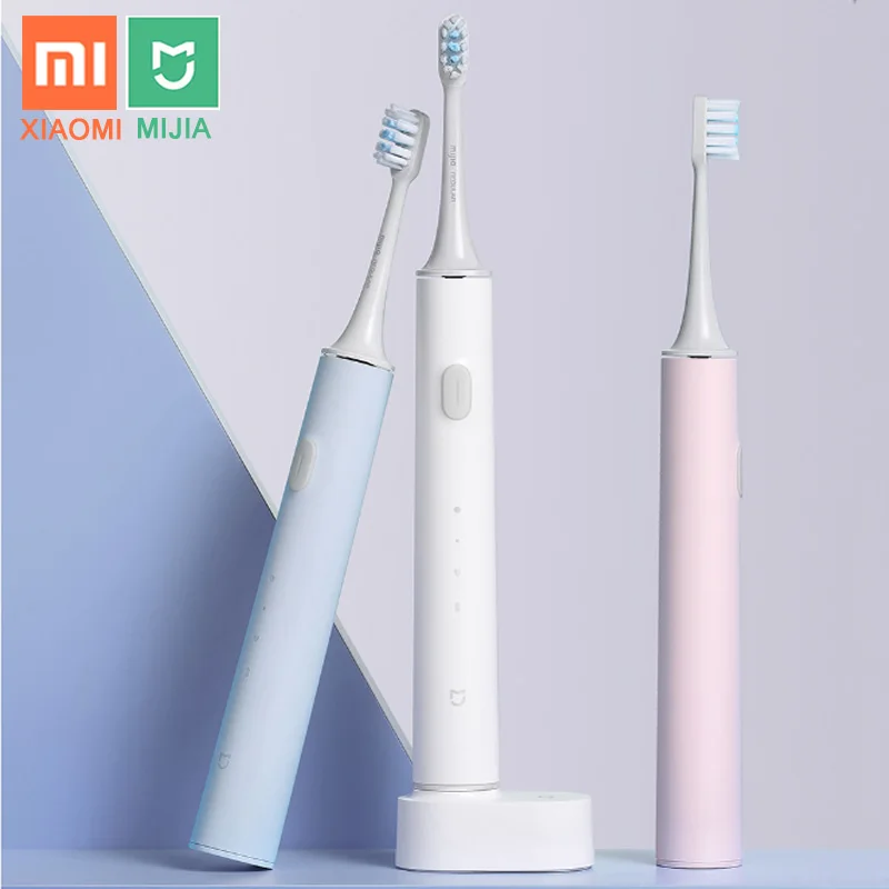 Электрическая зубная щетка XIAOMI MIJIA T500 T300 умная ультразвуковая для отбеливания