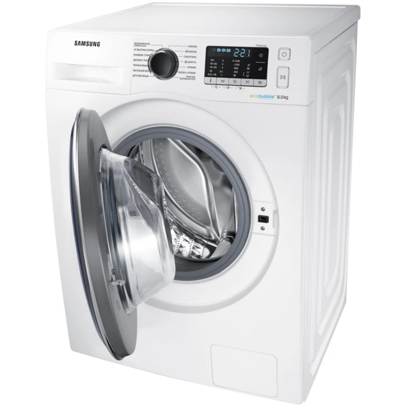 Стиральная машина SAMSUNG WW80J5545FW фронтальная|Стиральные машины| |
