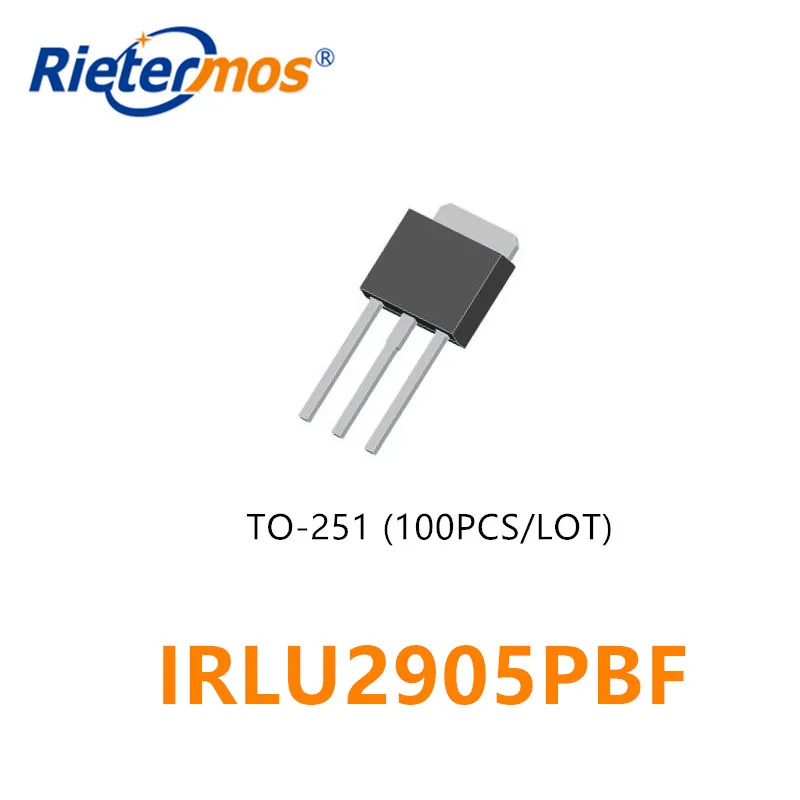 100PCS IRLU2905PBF IRLU2905 LU2905 TO251 N-CHANNEL | Электроника