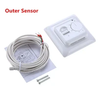 heat electric floor heating manual room thermostat warm floor cable 220v 16a temperature controller