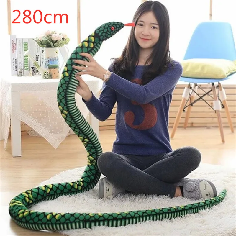 Имитация кобры и змеи питона плюшевые игрушки куклы мягкие животные мягкая