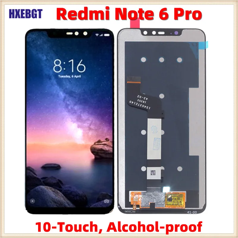 Дисплейный модуль для Xiaomi Redmi Note 6 Pro с рамкой/без рамки|Экраны мобильных