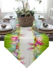 Пасхальные яйца, кроличьи ушки, травяная скатерть, скатерть, коврик для стола, домашний текстиль, товары для украшения свадебной вечеринки
