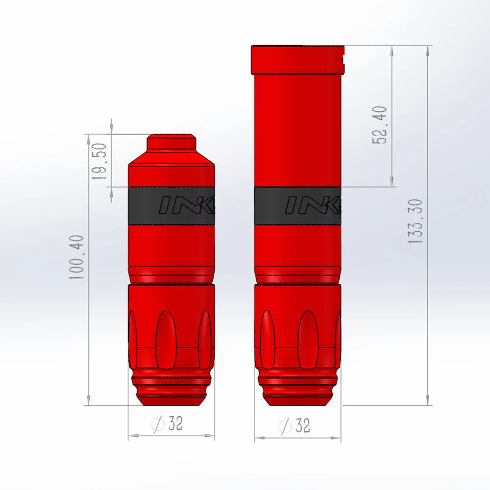2021 Новая сенсорная панель OLED дисплей Беспроводная батарея тату ручка машина