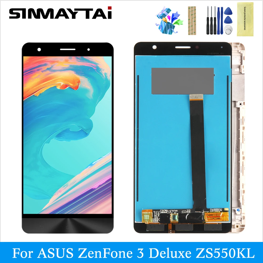 ZS550KL ЖК-дисплей для ASUS ZenFone 3 Deluxe Сенсорная панель Z01FD дигитайзер сенсорный экран