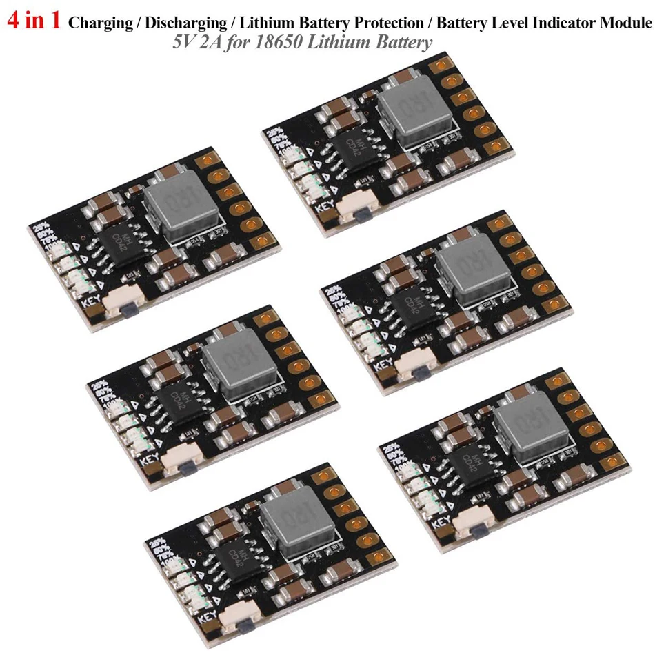 Плата для мобильного питания 5 в постоянного тока 4 2 а 3 7 модуль индикатора защиты