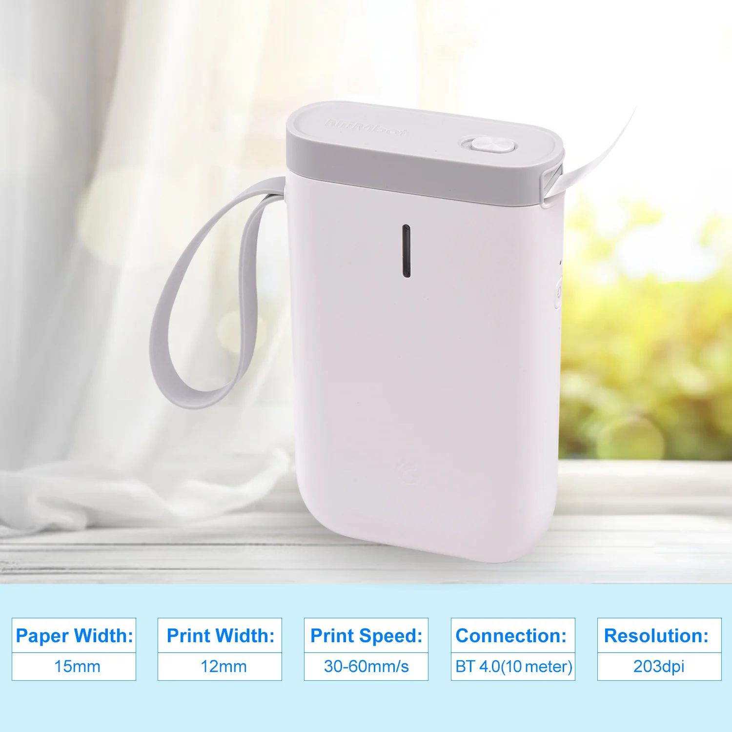 Беспроводной принтер для этикеток Niimbot D11 портативный карманный Bluetooth