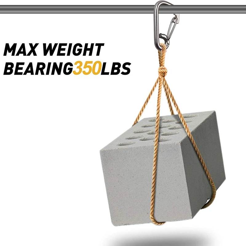 Карабин с пружинным карабином из нержавеющей стали 304 безопасный зажим морского