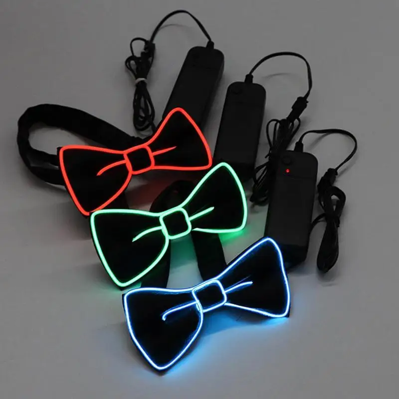 

Led Bow Tie Available Blinking El Bowtie Led Bow Tie For Men's Gift Party Light Supplies Marriage Up X1U0