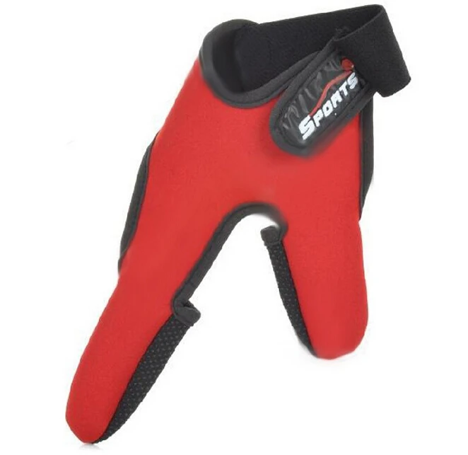 Лидер продаж Регулируемые нескользящие эластичные рыболовные перчатки с одним