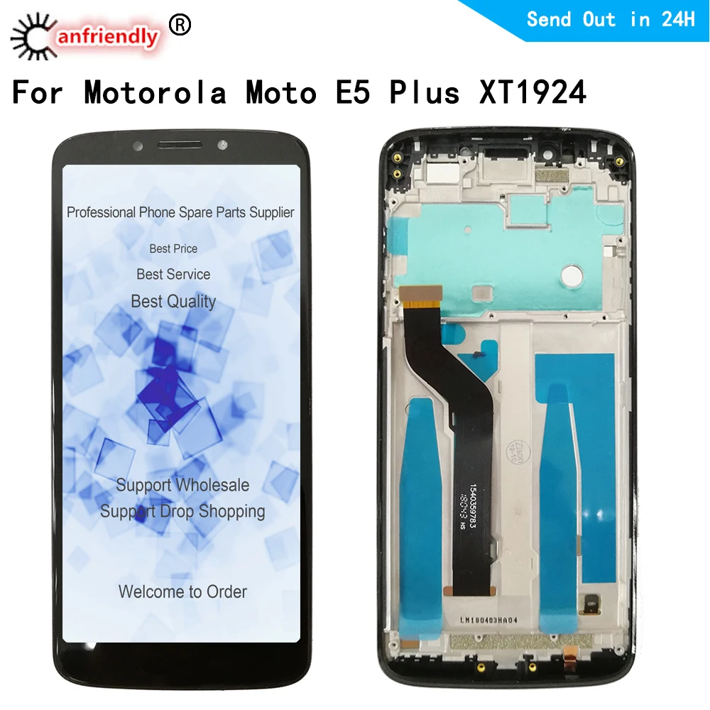 ЖК-дисплей 6 0 дюймов для Motorola Moto E5 Plus xt430 XT1924-1 ЖК-экран и сенсорное стекло