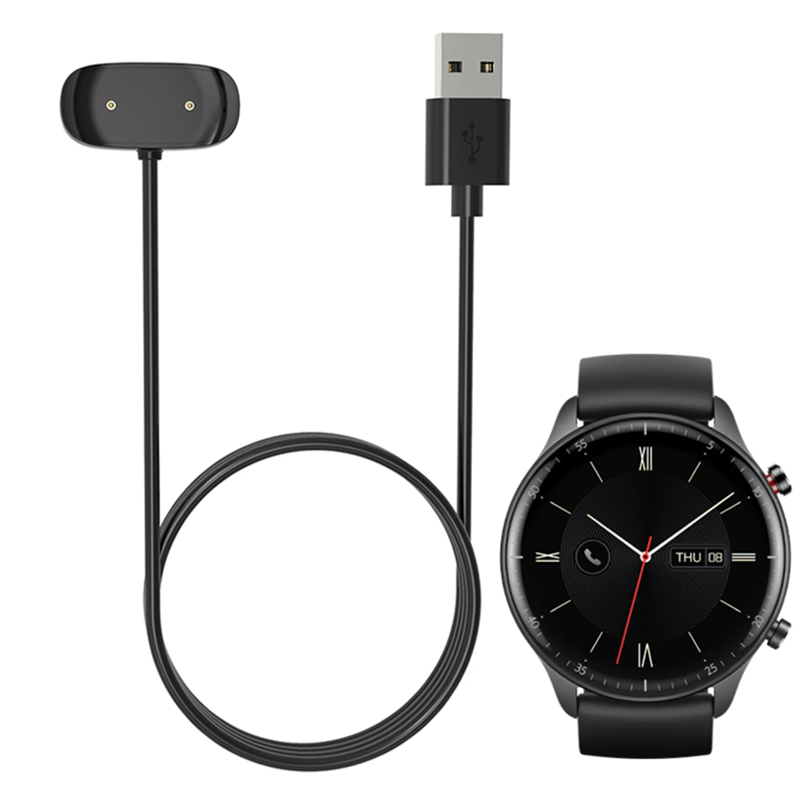 

USB Charger Charging Cable For Amazfit GTR 2 ESIM Charging Cable Smart Watch Charger Base
