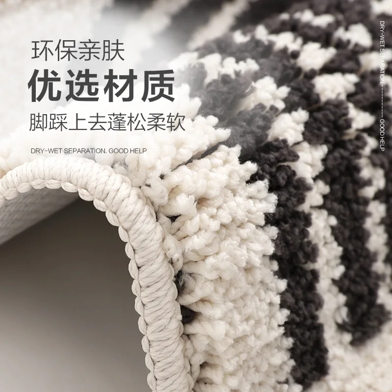 indoor bathroom rug non slip set absorbent dirt catcher rectangle floor mats feet soft microfiber home carpet anti skid bath mat free global shipping