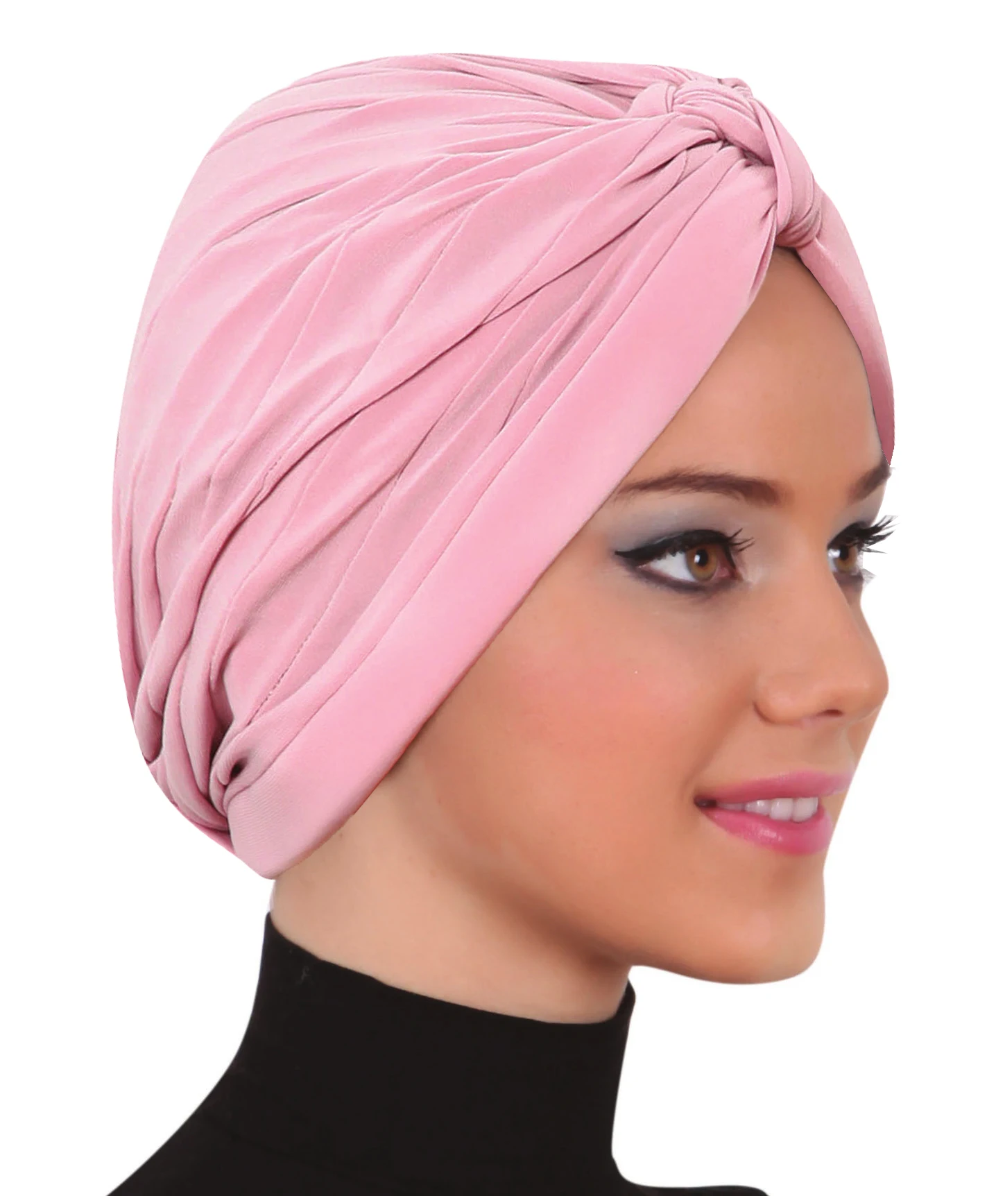 2022 New Fashion W Ready Made Turban Hijab Bonnet Scarf Cancer Cap Special Women Product Beret Bandana Shawl Muslim Chemo All Season Rib Bead Pool
