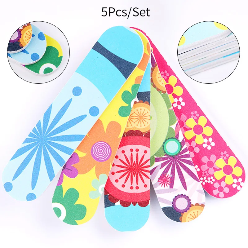 5 шт. буферные профессиональные пилки для ногтей полировка пилка инструменты