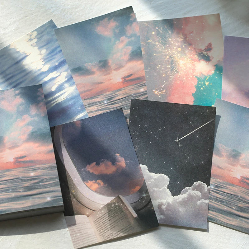 100 шт. Блокнот блуждающие звезды сообщение NotesDecorative Памятка листов канцелярские
