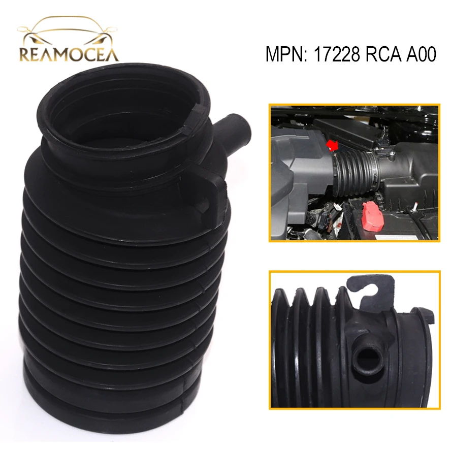Воздухоочиститель Reamocea впускной шланг 17228 RCA A00 подходит для Honda Accord V6 5AT 6MT Acura TL 2003