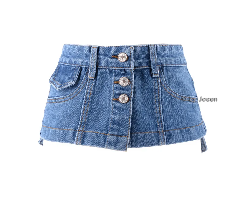Autumn Vintage Denim Fabric Women Slim Corset Belt Washed Jean Wide Buttons Waistband Female Shirt Waist Belt Decoration