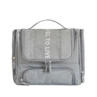 Косметички на ремешке для мужчин и женщин, большая дорожная сумка для туалетных принадлежностей, чехол-органайзер для хранения косметики, ванной комнаты и душа