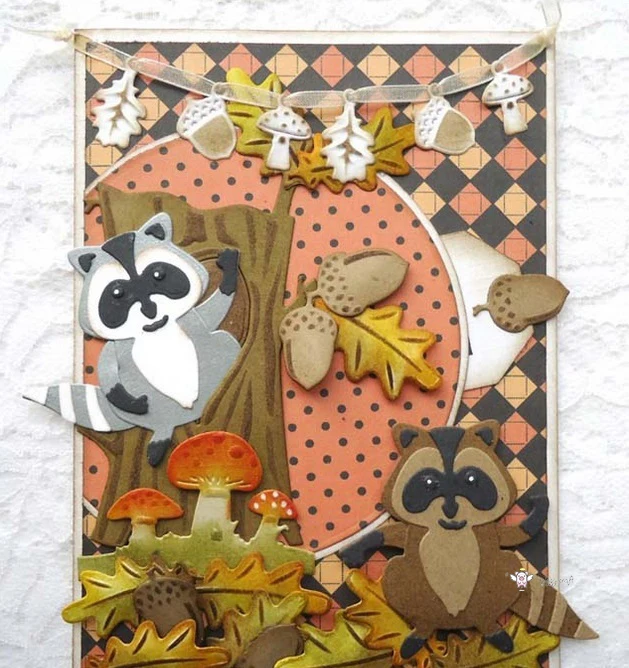 

Mmao Crafts Metal Steel Cutting Dies Wasbeer decoration Stencil For DIY Scrapbooking Paper/photo Cards Embossing Dies