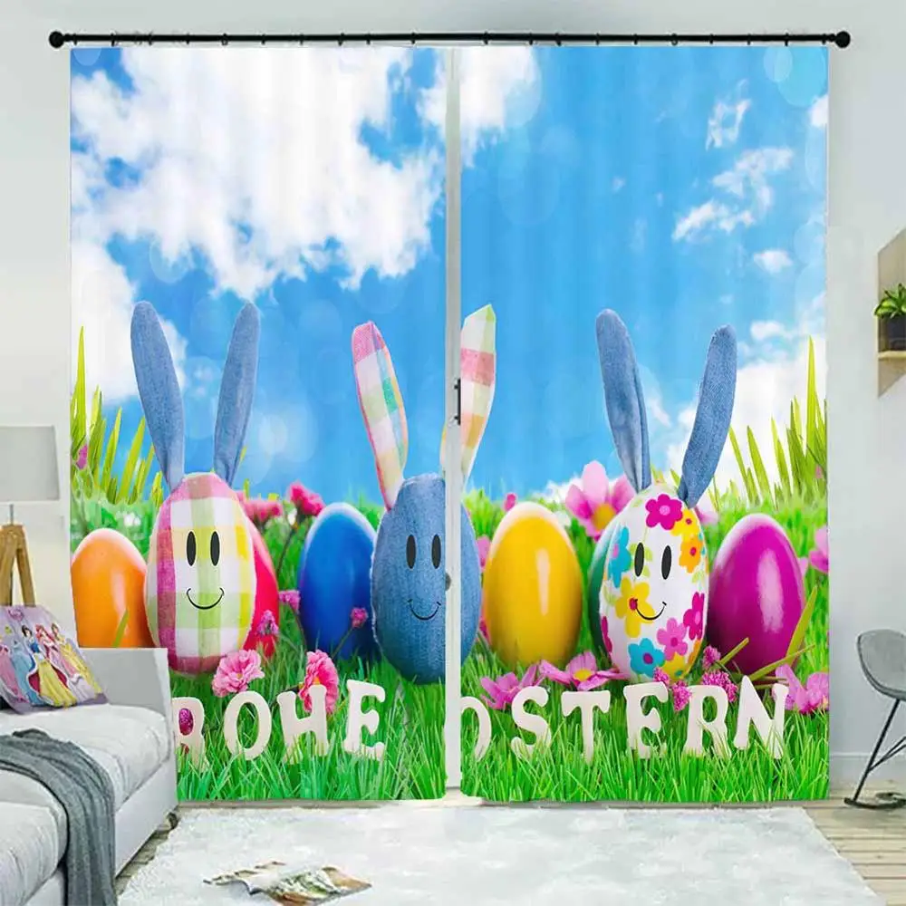 Креативные шторы в виде яйца 3D для гостиной спальни домашнего декора занавески