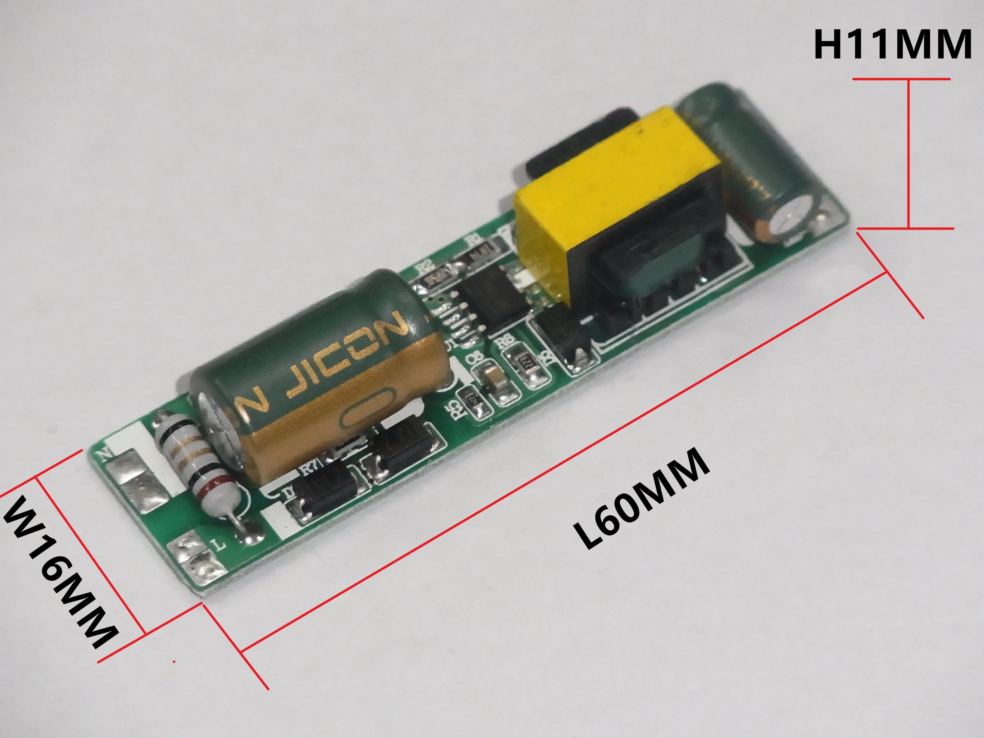 Драйвер светодиодной трубки 9 Вт 14 18 постоянного тока 36 85 в 180 мА Источник питания