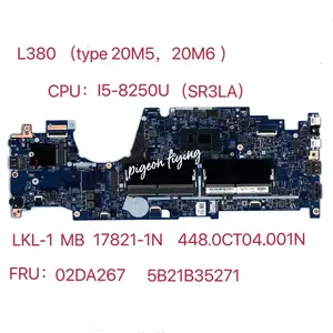 for thinkpad l380 type 20m5 20m6 laptops motherboard cpui5 8250sr3la 17821 1n 448 0ct04 001n fru5b21b35271 02da267 100 free global shipping